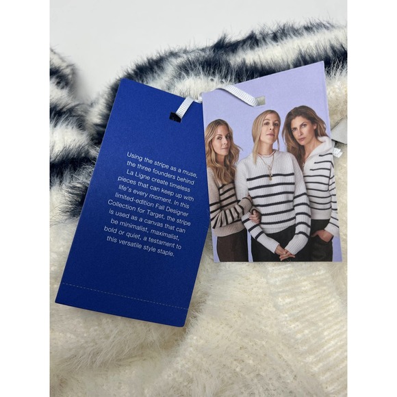 Size M Women's Fuzzy Knit Sweatshirt - La Ligne x Target #2133 - Picture 7 of 11